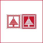 Christmas Stencil Ornament - Tree (image for) Christmas Stencil Ornament - Tree